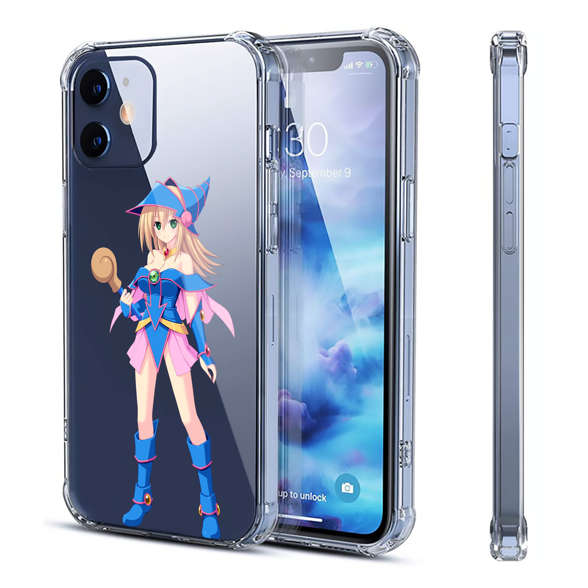 （画像用） 遊☆戯☆王 Yu-Gi-Oh! 【iPhone 12シリーズ対応】透明スマホケース（クリアソフトケース）